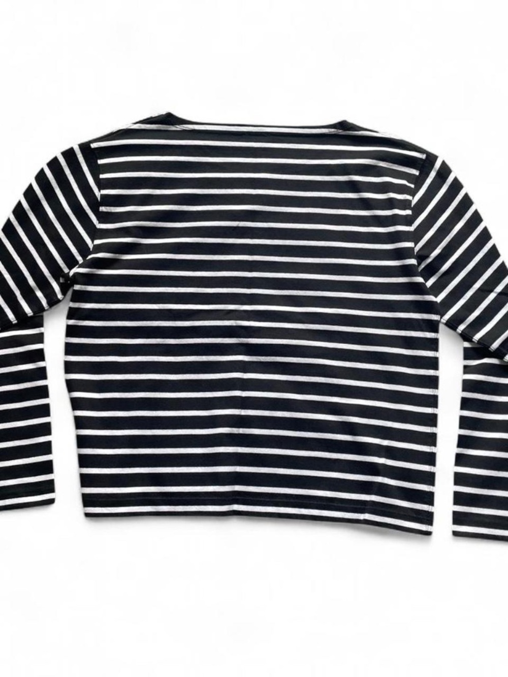 J.Crew black and white striped boat neck mariniere shirt - Picture 4 of 4